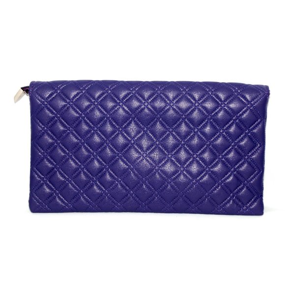 Navy Cocobella Quilted Envelope Clutch | Evening Handbag | Purse - Picture 7 of 7